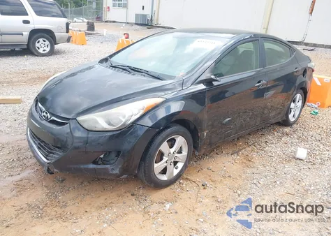 2012 Hyundai Elantra Gls z USA, uszkodzony, nr VIN 5NPDH4AE2CH107070